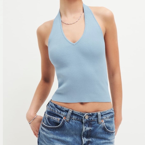 Reformation Carol Cotton Sweater Tank - Picture 1 of 4